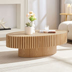 Modern Handmade Drum Coffee Table: Elevate Your Living Space with Style and Functionality by CABINSGATE SMART FURNITURE