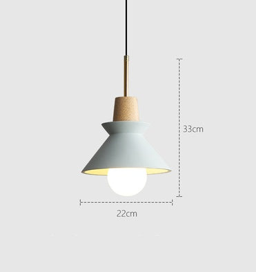 Creative Modern Danish Minimalist Bedroom Bedside Small Chandelier by CABINSGATE SMART FURNITURE