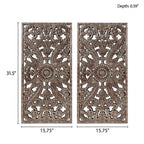Elevate Your Space with Our Distressed Wood Wall Decor Set by CABINSGATE SMART FURNITURE