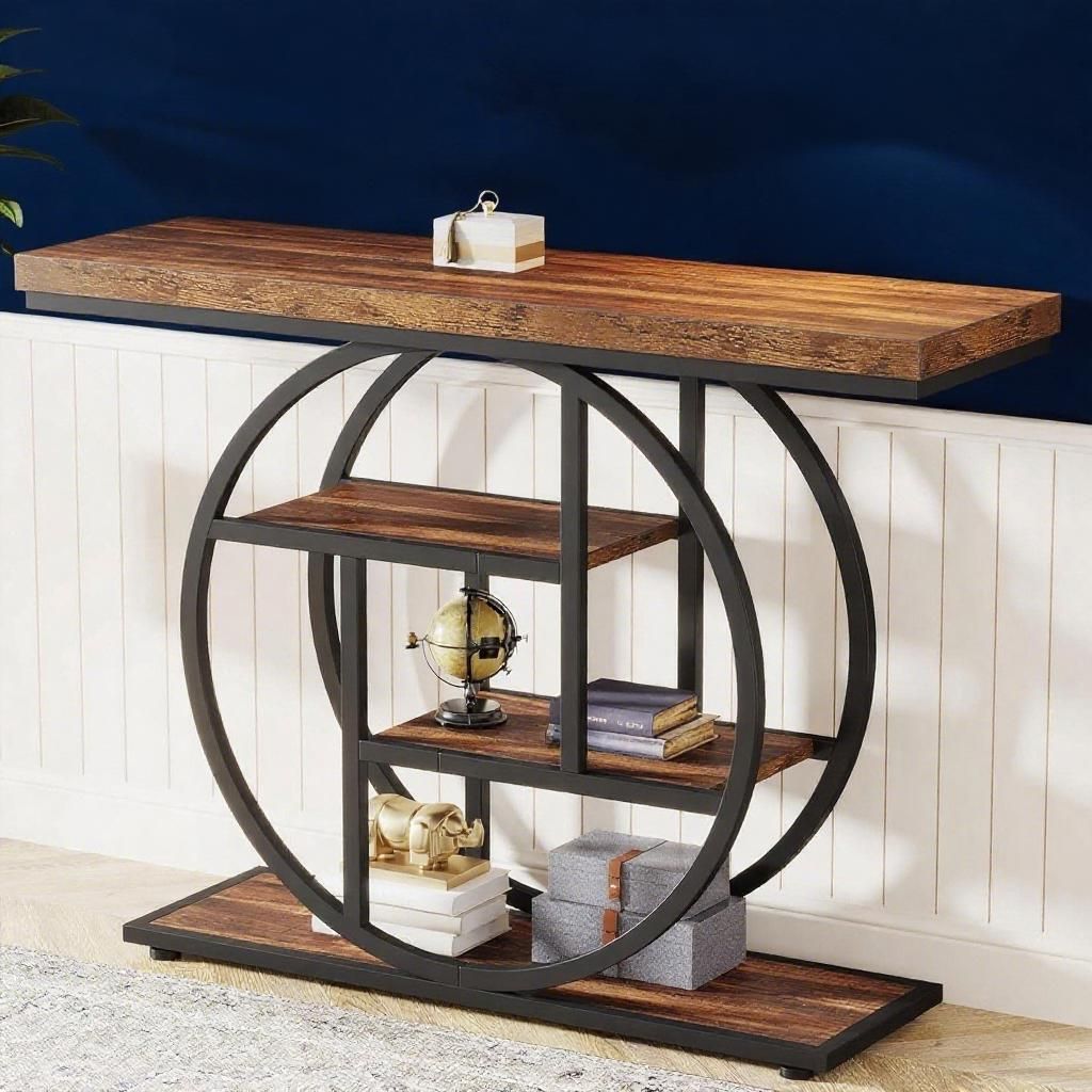 Chic Modern Console Table for Stylish Entryways and Living Spaces by CABINSGATE SMART FURNITURE