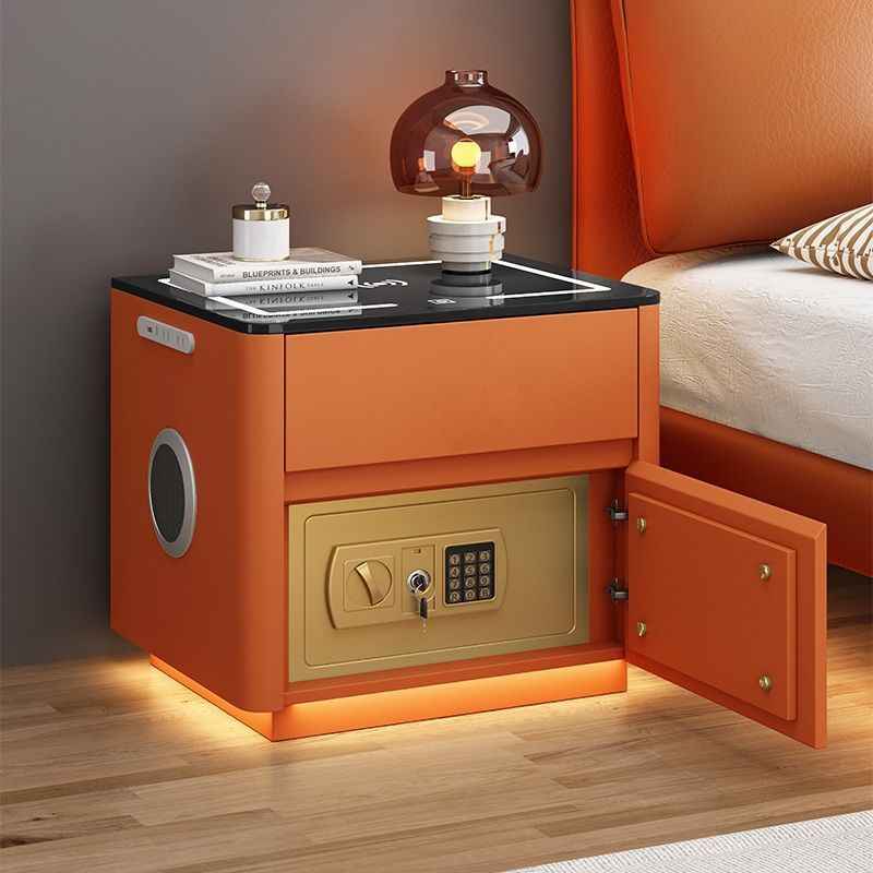 Smart Safe Bedside Table: Your Modern Multi-Functional Charging Companion by CABINSGATE SMART FURNITURE