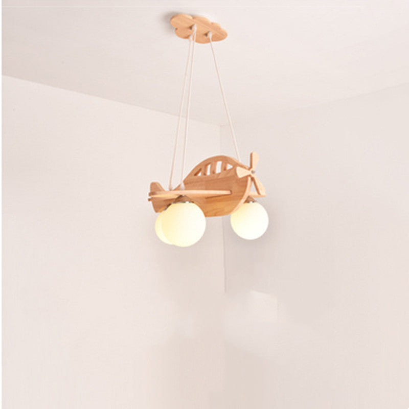 Modern Minimalist Airplane-shaped Chandelier In Children's Room by CABINSGATE SMART FURNITURE