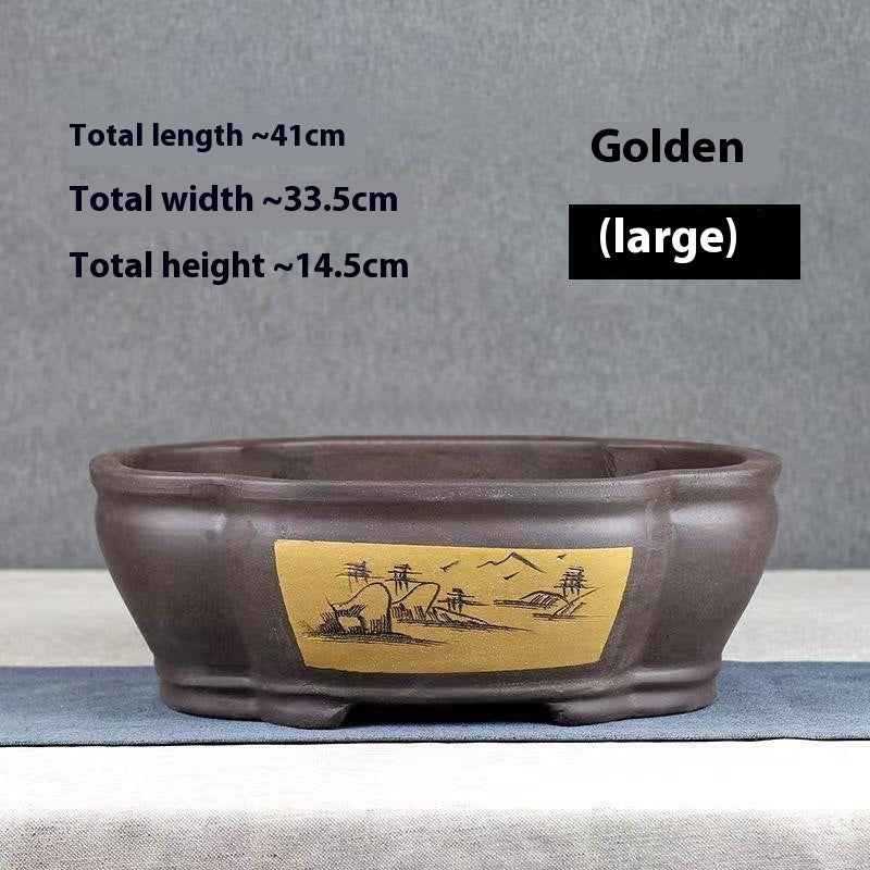 Elegant Purple Sand Flower Pot – A Stylish Centerpiece for Your Home by CABINSGATE SMART FURNITURE